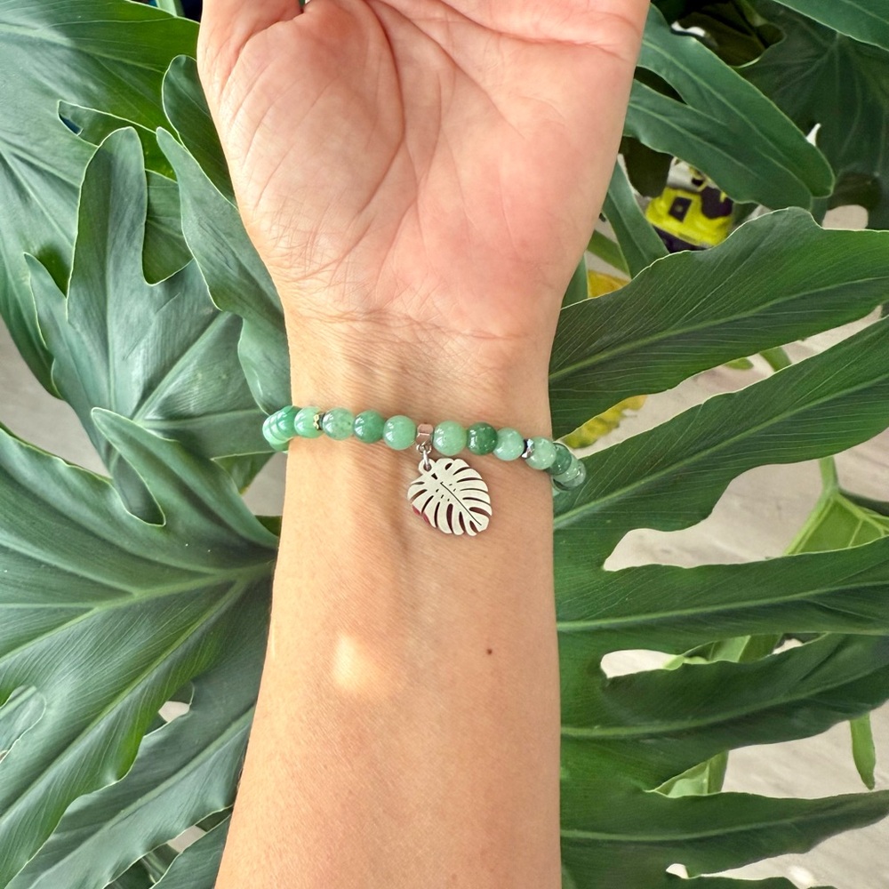 Green Aventurine & Hematite bracelet (one) - Picture 5 of 7